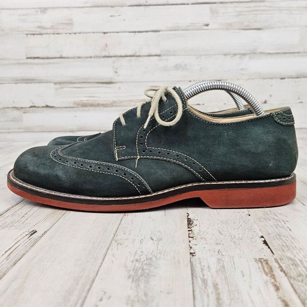 Johnston & Murphy Sheepskin Oxford Shoes Mens Size 10